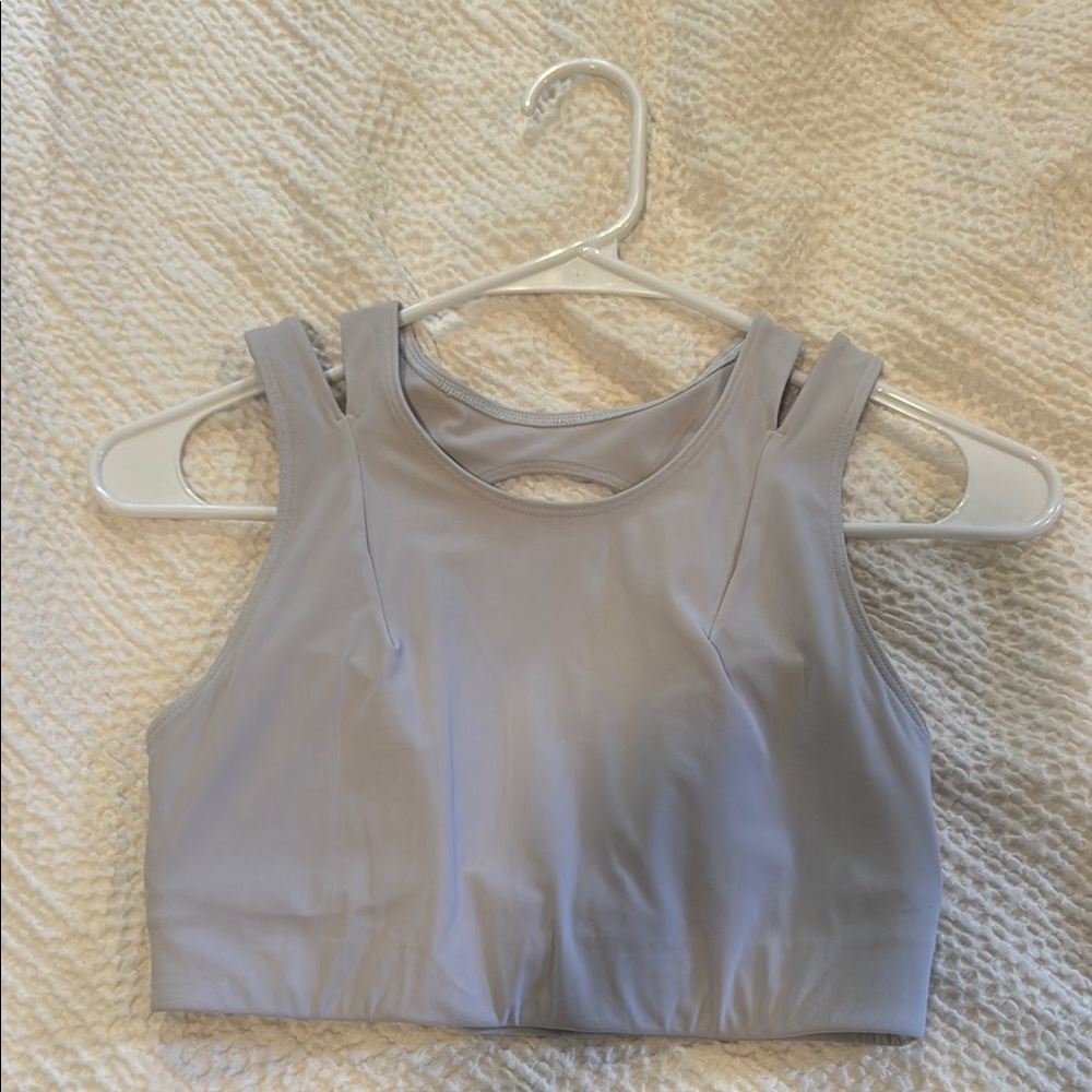 Lululemon white sports bra